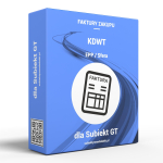 KDWT Faktury Zakupu dla Subiekt GT