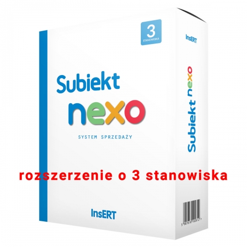 Subiekt nexo rozszerzenie 3 stanowiska