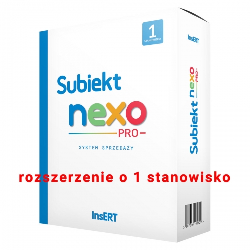 Subiekt nexo PRO rozszerzenie 1 stanowisko